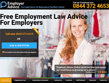 Tablet Screenshot of employeradviceonline.org